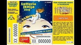 Ecco i numeri  biglietti milionari della Lotteria Italia 2020 Lotteria di Capodanno [upl. by Mmada]