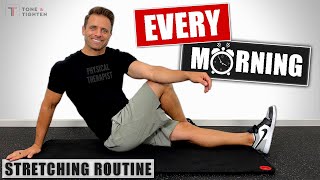 Quick Morning Stretching Routine For Flexibility Mobility And Stiffness [upl. by Xela]