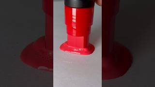 Satisfying Red Paint Marker 😌✨❤️ artsupplies asmr [upl. by Yelnek]