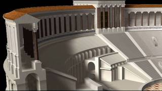 Ancient Rome Theatre of Pompey HD [upl. by Hpotsirhc931]