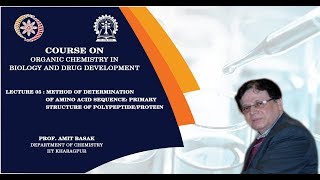 Lecture 5  Method of determination of Amino acid sequence primary structure of polypeptideprotein [upl. by Menedez]