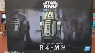 Unboxing BANDAI STAR WARS R4M9 [upl. by Jutta]