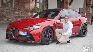 THIS is the New Alfa Romeo Giulia GTAm FIRST DRIVE [upl. by Cade]