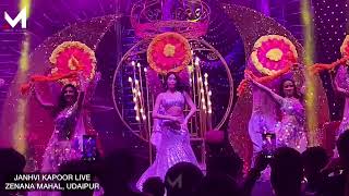 Janhvi Kapoor Live  Zenana Mahal Udaipur  Mega Sound India [upl. by Salta]