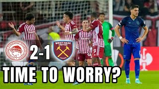 Shocking From Top To Bottom Olympiacos 21 West Ham Reaction [upl. by Fax256]