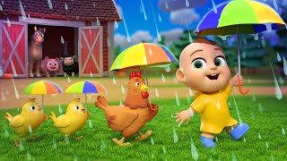 Lluvia Lluvia Vete Ya Versión con Animales l Lalafun Canciones Infantiles y Música para Chicos [upl. by Januarius]