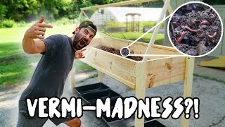 How to build the ULTIMATE WORM BIN A continuous flow through VERMICOMPOSTING SYSTEM [upl. by Sunev77]