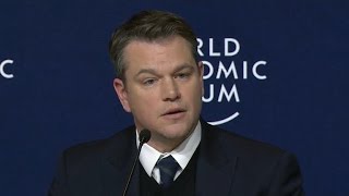 Matt Damon Give Trump the benefit of the doubt [upl. by Anerom]