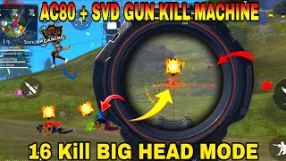 BIG HEAD MODE NEXT LEVEL FULL GAMEPLAY👍16 KILLS BIG HEAD MODE BERMUDA MAP🗺️ 8t8shivanshugamer ff [upl. by Newo726]