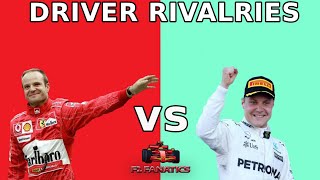 F1 Whos Better Driver Rivalries Rubens Barrichello vs Valtteri Bottas [upl. by Kiehl101]