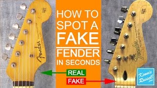 How to Spot a FAKE Fender in Seconds [upl. by Lindemann]