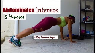 ABDOMINALES en 5 MINUTOS  ABDOMINALES INTENSOS  RUTINA 495  Tonificar abdomen  Dey Palencia [upl. by Hachman]