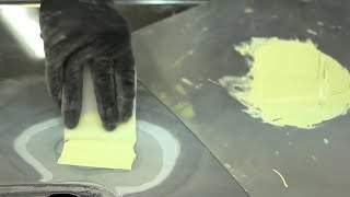 Car Painting Process  How to Repair a Dent [upl. by Bremen]