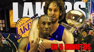 La Historia de los Lakers en 5 Minutos o más [upl. by Liatris]