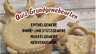 Quiz Anatomie Physiologie Organsysteme  Interne Prüfung Teil 3 Grundgewebearten Histologie [upl. by Notgnillew]