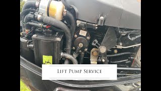 How To Remove amp Service Fuel Lift Pump  Evinrude  Johnson ETEC 40 50 60 65 Repair Kit 0438616 [upl. by Yahsal]