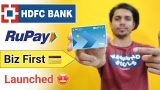 HDFC Biz First Credit Card Launched  Hdfc Biz First Credit card Apply  Biz First Hdfc Credit Card [upl. by Asaph]