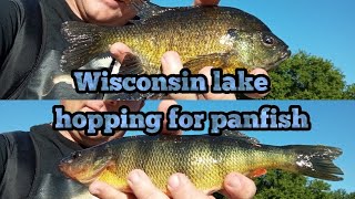 Wisconsin lake hopping for panfish [upl. by Lilac]