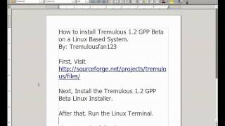 How to install Tremulous 12 GPP Beta on Linux [upl. by Sandler716]