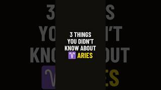 3 Things You Didn’t Know About Aries aries horoscope motivation zodiaclife zodiac mindset [upl. by Killoran]