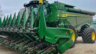 X9 Combine Repaired After Wild Raccoon Damage [upl. by Nnylatsyrk178]