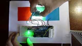 TCS3200 color sensor Arduino RGB LED [upl. by Annaya]