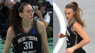 BREANNA STEWART AND SABRINA IONESCU GET THEIR REVENGE [upl. by Jac]