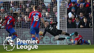 Luka Milivojevic own goal pulls Burnley level v Crystal Palace  Premier League  NBC Sports [upl. by Colb]