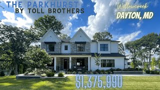 MILLION DOLLAR Model Home Tour  Parkhurst Model by Toll Brothers  Dayton MD [upl. by Myrta]