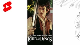 Concerning Hobbits theme from Lord of the Rings violin lesson shorts [upl. by Dnarud]