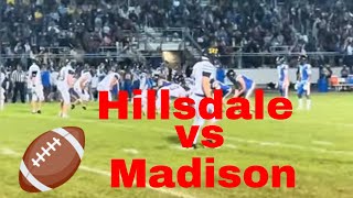 Hillsdale Football vs Madison 9272024 MHSAA Football [upl. by Fan]