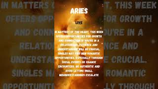 What’s In Store for Aries This Week December 1117 2024 zodiacsigns horoscope astrology [upl. by Tandy]