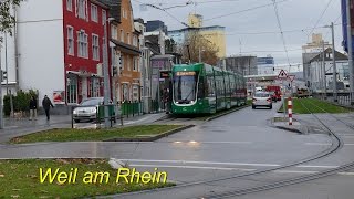 Weil am Rhein Allemagne Tram et Bus [upl. by Hseham390]