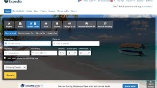 How to book a flight on Expediacom [upl. by Basset]