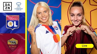 OLYMPIQUE LYONNAIS VS AS ROMA  UEFA WOMENS CHAMPIONS LEAGUE 202425 MATCHDAY 4 PRESHOW [upl. by Dream]