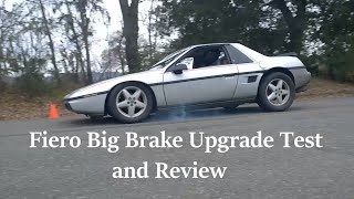 Fiero Big Brake Booster Performance Test and Review [upl. by Kos]