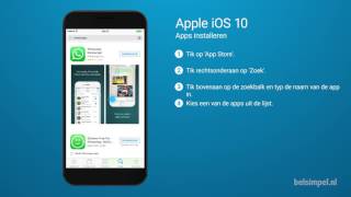 Tips amp Tricks  Apple iPhone Apps installeren iOS 10 [upl. by Berck925]