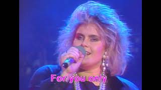 Alison Moyet  For You Only 1985 live [upl. by Sheela652]