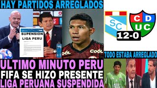 SE ACABO TODO LA FIFA INTERVINO LIGA PERUANA SUSPENDIDA POR PARTIDOS ARREGLADOS ES OFICIAL [upl. by Revkah784]