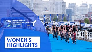 2023 World Triathlon Championship Series Yokohama Elite womens highlights [upl. by Poore]