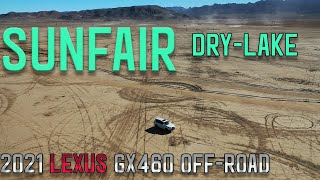 Sunfair Dry Lake  Open Desert OffRoad Lexus gx460 [upl. by Brion344]