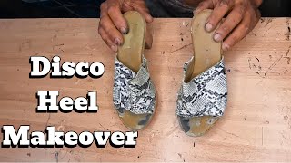 Transform WornOut Heels Into Stunning Disco Shoes  StepbyStep Guide [upl. by Malvino]