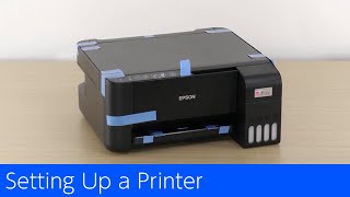 ET2860L3270  Setting Up a Printer [upl. by Alleber]