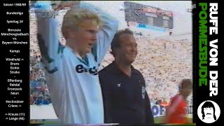 Borussia Mönchengladbach vs Bayern München  198889  Bundesliga Spieltag 24 [upl. by Uri434]