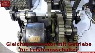 Gleichstrommotor mit Getriebe für Leistungsschalter [upl. by Goat]