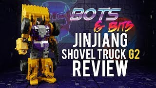 JinJiang Shovel Truck G2 Yellow KO Generation Toys GT01A Scraper [upl. by Eissac]