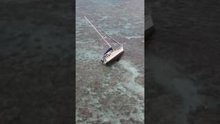 Scary Sailboat Emergency  Storm SMASHES Yacht on Reef as crew bails [upl. by Castora783]