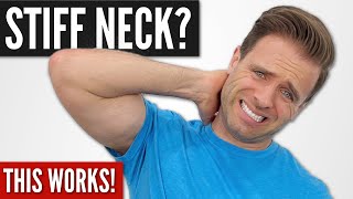 4 Amazing Stretches For Your Tight Stiff Neck THIS WORKS [upl. by Oicaroh737]