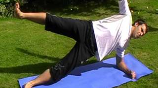 Abdominal Exercise  Lateral Plank Raise Hold [upl. by Suravat]