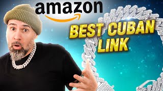 Afforable Cuban Link Chain From AMAZON  WOAH [upl. by Cilka561]